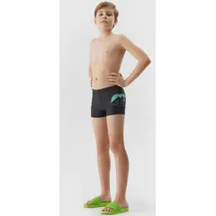 4F  kąpielówki dziecięce dla chłopca  4FJWSS25USWTM036, Kolor: czarny, Rozmiar: 122/128