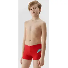 4F  kąpielówki dziecięce dla chłopca  4FJWSS25USWTM036, Kolor: czerwony, Rozmiar: 158/164