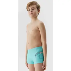 4F  kąpielówki dziecięce dla chłopca  4FJWSS25USWTM036, Kolor: zielony, Rozmiar: 122/128