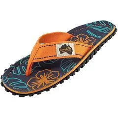 Klapki japonki Gumbies Islander Flip-Flops - Orange Hibiscus, Kolor: pomarańczowy, Rozmiar: 44 Klapki japonki Gumbies Islander Flip-Flops - Orange Hibiscus, Kolor: pomarańczowy, Rozmiar: 44