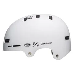 Kask bmx BELL LOCAL matowy biały fasthouse, Kolor: biały, Rozmiar: M (55-59 cm)