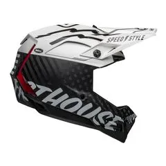 Kask full face BELL FULL-10 MIPS SPHERICAL fasthouse matte gloss biały czarny, Kolor: biały, Rozmiar: M (55-57 cm)