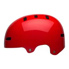 Kask bmx BELL LOCAL czerwony połysk, Kolor: czerwony, Rozmiar: S (51–55 cm)