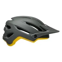 Kask mtb BELL 4FORTY matte gloss gray żółty, Kolor: szary, Rozmiar: S (52-56 cm)