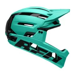 Kask full face BELL SUPER AIR R MIPS SPHERICAL matte turquosie czarny, Kolor: turkusowy, Rozmiar: L (59-63 cm)