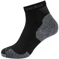 ODLO Skarpety Ceramicool Run Socks quarter czarne, Kolor: czarny, Rozmiar: 39/41