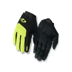 Rękawiczki męskie GIRO BRAVO GEL LF długi palec highlight żółty, Kolor: żółty, Rozmiar: S