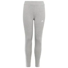adidas Legginsy 3 Stripes TIG girls Jr IC3624 szare, Kolor: szary, Rozmiar: 164 cm