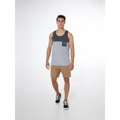 PROTEST Koszulka męska Protest PRTKADON niebieska, Kolor: szary, Rozmiar: M PROTEST Koszulka męska Protest PRTKADON niebieska, Kolor: szary, Rozmiar: M