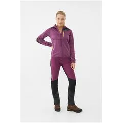 Bluza damska VIKING Yosemite Hoodie Lady rozpinana z kapturem fioletowa