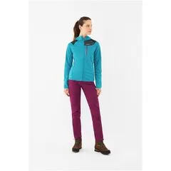 Bluza damska VIKING Yosemite Hoodie Lady rozpinana z kapturem turkusowa