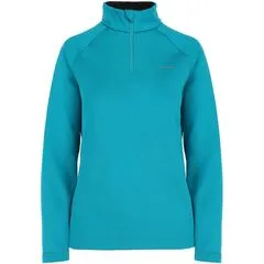 Bluza damska VIKING Jukon Half Zip turkusowa
