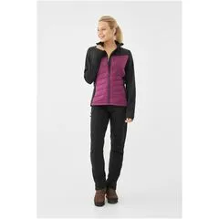 Kurtka damska VIKING Blast Lady Jacket Primaloft czarno fioletowa