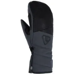 Rękawice narciarskie męskie VIKING Norvik Pro Mitten grafitowe z czarną skórą