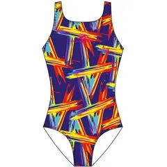 Strój kąpielowy dziewczęcy Aquafeelback, Kolor: wielokolorowy, Rozmiar: 128