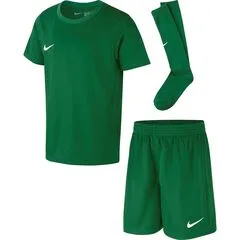 NIKE Komplet sportowy dla dzieci DRY Park Kit Set CD2244 302 zielony, Kolor: zielony, Rozmiar: XS NIKE Komplet sportowy dla dzieci DRY Park Kit Set CD2244 302 zielony, Kolor: zielony, Rozmiar: XS