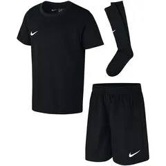 NIKE Komplet sportowy dla dzieci DRY Park Kit Set CD2244 010 czarny, Kolor: czarny, Rozmiar: L NIKE Komplet sportowy dla dzieci DRY Park Kit Set CD2244 010 czarny, Kolor: czarny, Rozmiar: L