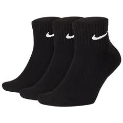 Skarpety Nike Everyday Cushion Ankle SX7667 010 czarne 3-pak, Kolor: czarny, Rozmiar: 34-38