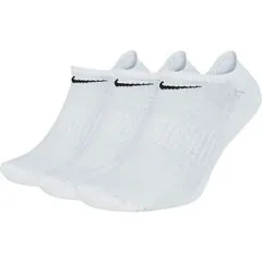 Skarpety Nike Everyday Cushioned 3Pack SX7673 100 białe 3-pak, Kolor: biały, Rozmiar: 46-50 Skarpety Nike Everyday Cushioned 3Pack SX7673 100 białe 3-pak, Kolor: biały, Rozmiar: 46-50
