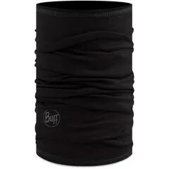 Bandana dziecięca BUFF MERINO LIGHTWEIGHT SOLID BLACK