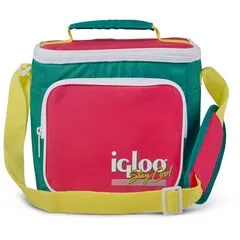 Torba termiczna IGLOO Retro Square Lunch Bag 9 (6 litrów), Kolor: zielony, Rozmiar: one size