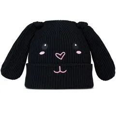 BUFF KNITTED BEANIE Czapka dziecięca FUN RABBIT BLACK