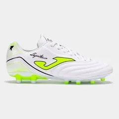 JOMA AGUILA Buty piłkarskie męskie treningowe na trawę AGUS2502FG biały, Kolor: biały, Waga: 1, Rozmiar: 44.5