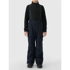 4F ocieplane spodnie narciarskie chłopięce 4FJWAW25TFTRM0953, Kolor: czarny, Rozmiar: 158