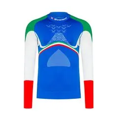 Koszulka z półgolfem męska X-Bionic ENERGY ACCUMULATOR 4.0 PATRIOT ITALY, Kolor: biało-czerwony, Rozmiar: S