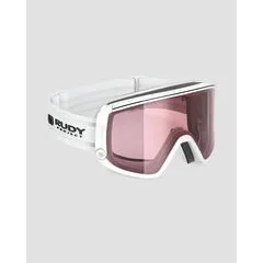 Gogle narciarskie Rudy Project SPINCUT WHITE GLOSS - Laser Kayvon Red DL