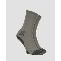 Skarpety unisex X-Socks RUN DISCOVER CREW RAINCLOUD/X BLACK szare, Kolor: ciemnoszary, Rozmiar: 39/41