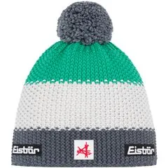 Czapka Eisbar Star Pompon MÜ SA zielono-szara, Kolor: zielony, Rozmiar: one size