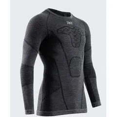 Koszulka męska X-Bionic SYMBIO MERINO SHIRT LS szara, Kolor: ciemnoszary, Rozmiar: L