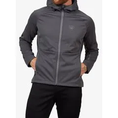 ROSSIGNOL KURTKA softshell MĘSKA GENETYS HOOD JKT szara, Kolor: szary, Rozmiar: M