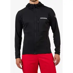 ROSSIGNOL BLUZA NARCIARSKA MĘSKA BLACKSIDE MIX FZH FLEECE czarny, Kolor: czarny, Rozmiar: S