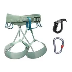 BLACK DIAMOND uprząż wspinaczkowa dla kobiet zestaw W MOMENTUM HRNSS PILOT zielony, Kolor: zielony, Rozmiar: M