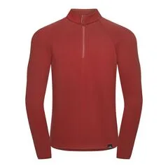 Fjord Nansen Bluza VIK 1/4 ZIP MEN, Kolor: czerwony, Rozmiar: XL