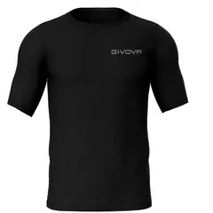 GIVOVA koszulka sportowa męska t-shirt treningowy corpus, Kolor: czarny, Rozmiar: ​L