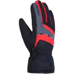 Rękawice narciarskie dziecięce VIKING Kid Ski Kids czarne, Kolor: czarny, Rozmiar: 5