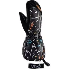 Rękawice Dziecięce Jednopalczaste Snoppy VIKING Kids, Kolor: czarny, Rozmiar: 4