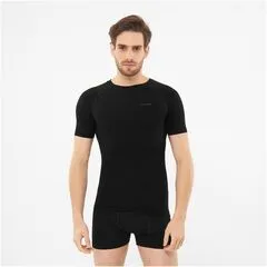 VIKING Bielizna koszulka Lockness Man Shortsleeve czarna, Kolor: czarny, Rozmiar: XL