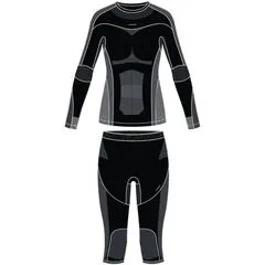 VIKING Bielizna Gaja Lady Set 3/4 zestaw czarny, Kolor: czarny, Rozmiar: S