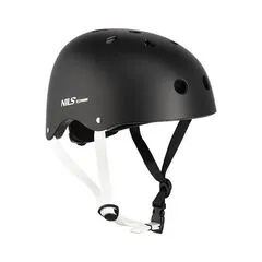 NILS EXTREME MTW001 Kask Extreme, Kolor: czarny, Rozmiar: S (52-56 cm)
