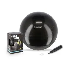 HMS YB01 piłka gimnastyczna fitness do ćwiczeń czarna, Kolor: inny kolor, Rozmiar: 55 cm