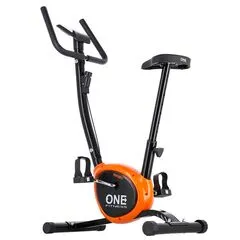 ONE FITNESS Rower Stacjonarny Mechaniczny RW3011 Black-Orange