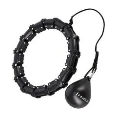 HHW11 Plus Size Hula Hop Black Z Wypustkami I Obciążnikiem HMS