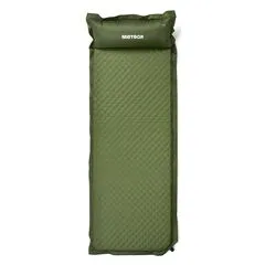 METEOR mata samopompująca turystyczna na kemping 188x66cm zielona, Kolor: zielony, Waga: 1.2 METEOR mata samopompująca turystyczna na kemping 188x66cm zielona, Kolor: zielony, Waga: 1.2