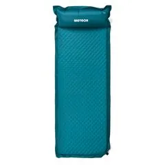 METEOR mata samopompująca turystyczna na kemping 188x66cm zielona, Kolor: niebieski, Waga: 1.20