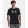 UNDER ARMOUR t-shirt męski koszulka bawełniana sportowa BIG LOGO czarna, Kolor: czarny, Rozmiar: S