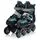 METEOR rolki dziecięce z kauczukowymi kołami dla początkujących ROX, Kolor: granatowy, Rozmiar: 30-33